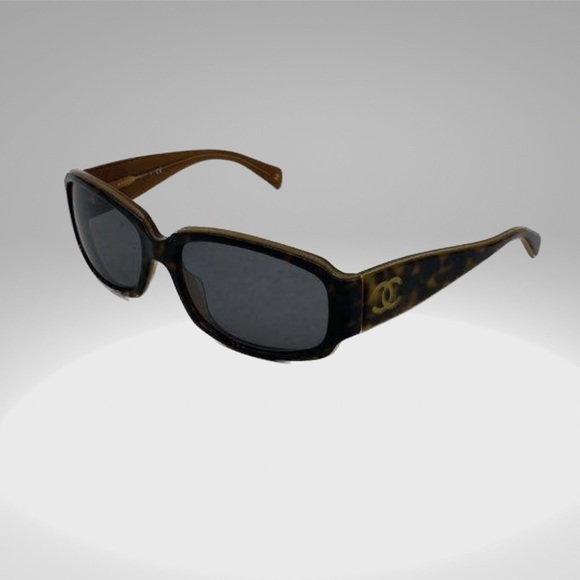 Chanel original Tortoise Shell Frame Gradient Tint CC Sunglasses - Picture 3 of 8